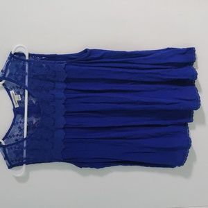 Pretty royal blue tank top
